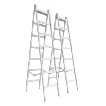 Step ladder 3d render Stock Illustration