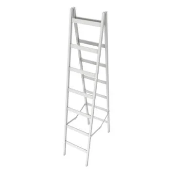 Step ladder 3d render Иллюстрация