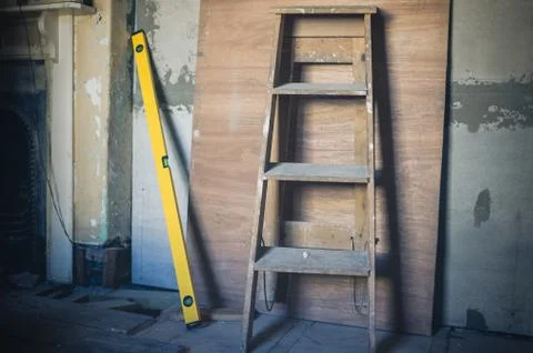 Step ladder and level Photos