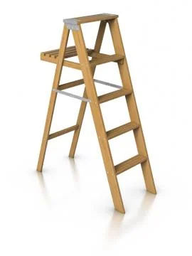 Step ladder Stock Illustration