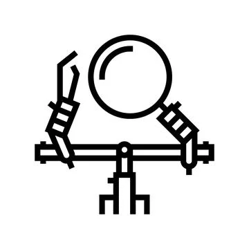 Step looper line icon vector illustration 库存插图