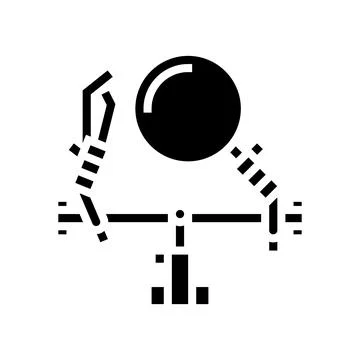 Step looper line icon vector illustration Illustrazione stock