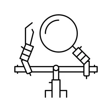 Step looper line icon vector illustration Illustrazione stock