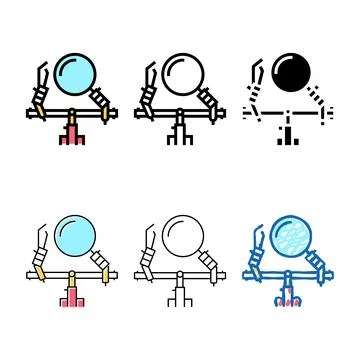 Step multipack looper color icon vector Stock Illustration
