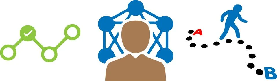 Step of plan icon on white background Stock Illustration