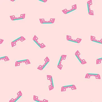 Step platform fitness tool vector seamless pattern Stock Illustration