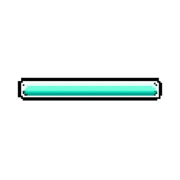 Step progress bar pixel art vector illustration Stock Illustration