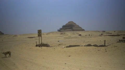 The Step Pyramid Of Djoser In Saqqara, Egypt Stock Footage 158224256