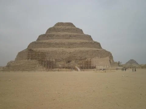 Step Pyramid at Sakkara Stock Photos