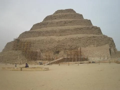 Step Pyramid at Sakkara Stock Photos
