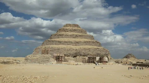 Step Pyramid in Saqqara Egypt Stock Footage 608717