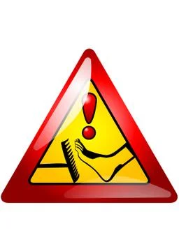 Step on the same rake Stock Illustration