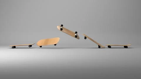 Step of skateboard Stock Illustration