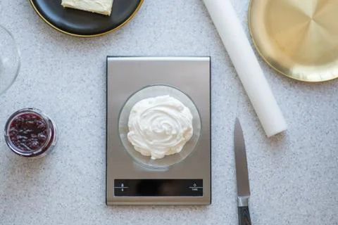 Step-by-step instructions for making bagel cookies for use in recipe Stock Photos