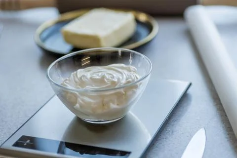 Step-by-step instructions for making bagel cookies for use in recipe Stock Photos