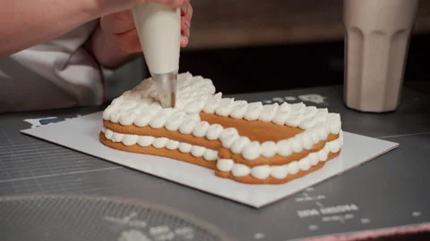 Step-by-step master class of making a Christmas honey dessert Stock Footage 166746166