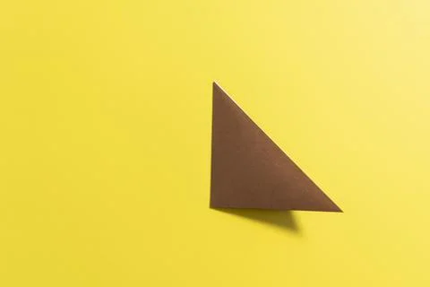 Step by step photo instruction how to make origami paper bear. Simple diy kids Stock Photos