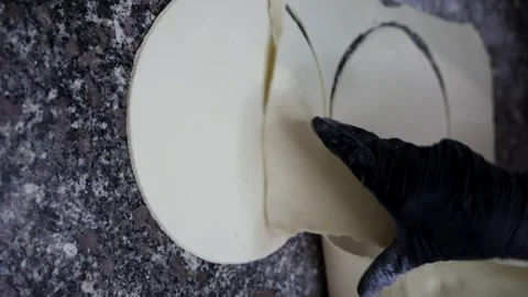 Step by step process of croissant preparation Stock-Footage 262987358