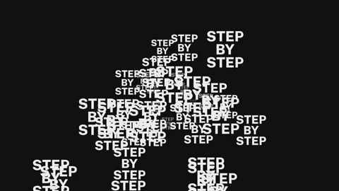Step By Step Rain Animation HD Resolution 4K Video stock 158206653