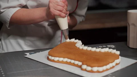 Step-by-step recipe for making the original Christmas honey cake Stock Footage 166743520