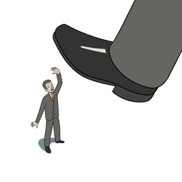 Step on worker Stock-Illustration