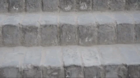 Step of xi'an city wall of china Stock Footage 907886