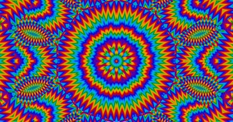 Step Up Your Edits: Groovy Retro Radial Loop (4K, 20 sec) Stock Footage 268745204