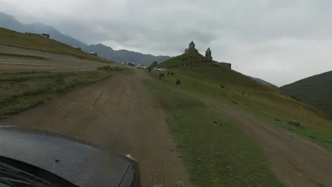 Stepantsminda, Georgia Stock Footage 205062499