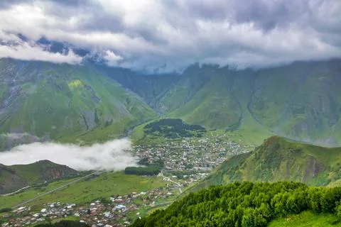 Stepantsminda Stock Photos