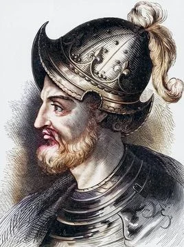 Stephan von Blois (ca. 1097-1154), Enkel von Wilhelm dem Eroberer, König v.. Stock Photos