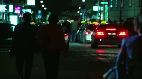 Stephansplatz People walking by. Some rapid camera pans Stock Footage 22239366