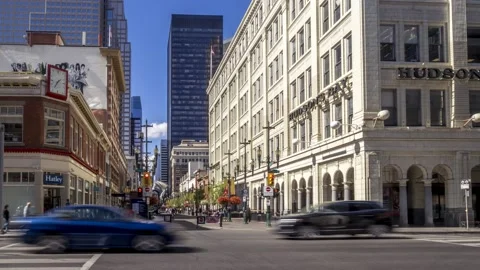 Stephen Avenue, Calgary Stock Footage 169199645