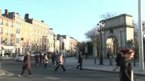 Stephen's Green Stock Footage 10888849