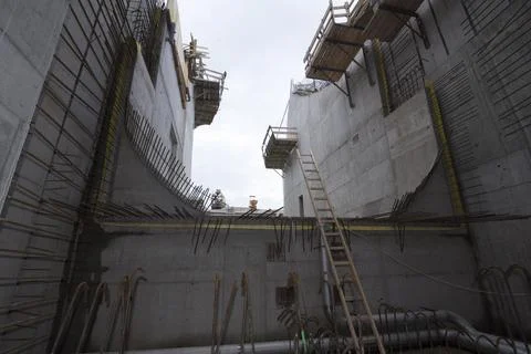 A stepladder for climbing up Stock Photos