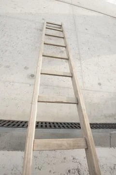 A stepladder for climbing up Stock Photos