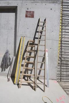 A stepladder for climbing up Stock Photos