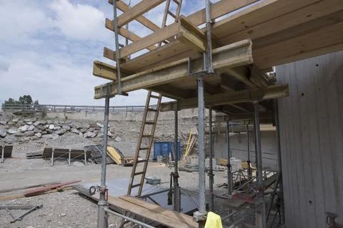 A stepladder for climbing up Stock Photos