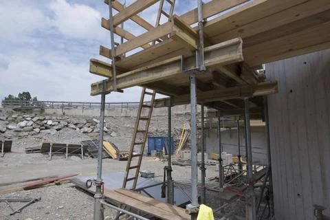  a stepladder for climbing up when people working at height a stepladder f... Stock Photos