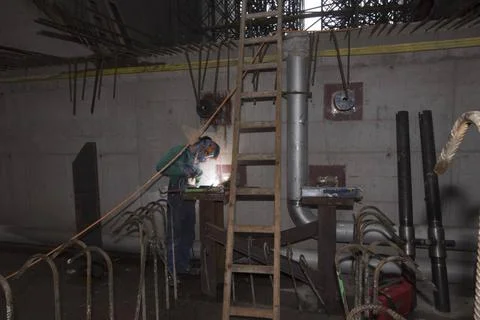  a stepladder for climbing up when people working at height a stepladder f... Stock Photos