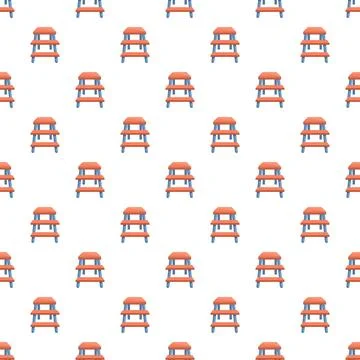 Stepladder tool seamless pattern for repair and renovation Illustrazione stock