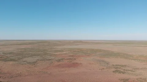 Steppe dron shot fly around nature Vidéo 120893600