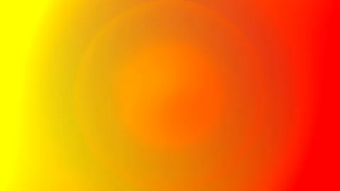 Stepped Exploding Sunburst of Bright Orange Over Primary Colors Background Stock Footage 143891258
