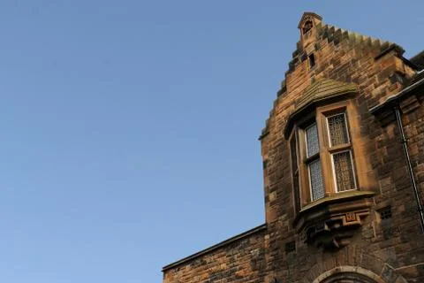 Stepped Gable in Edinburgh, Scotland Stock Photos