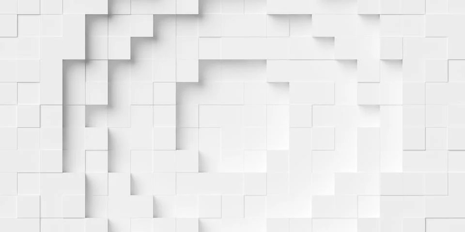 Stepped offset white boxes geometrical background wallpaper banner pattern .. Stock Illustration