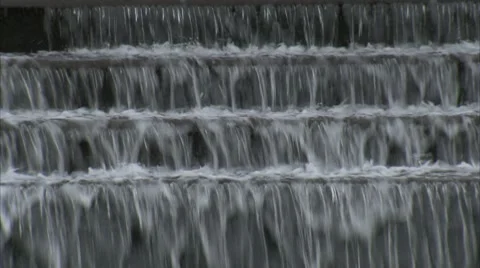 Stepped Waterfall Stock Footage 8647513