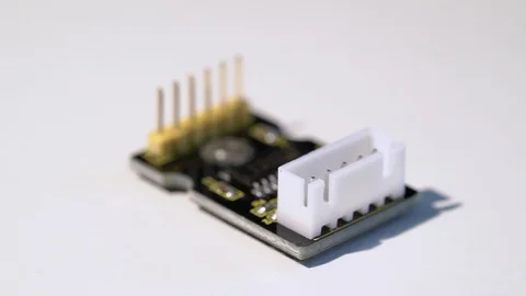 Stepper driver electronic component for diy arduino 스톡 동영상 129716942