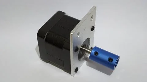 Stepper motor isolated on white Stock-Fotos