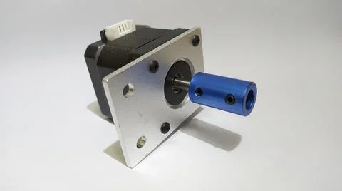 Stepper motor isolated on white Stock-Fotos
