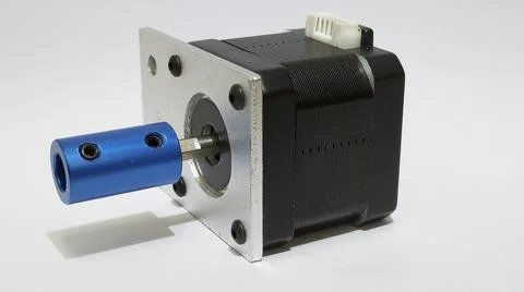 Stepper motor isolated on white Stock-Fotos