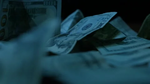 Stepping on bills Stockbeeldmateriaal 217415224